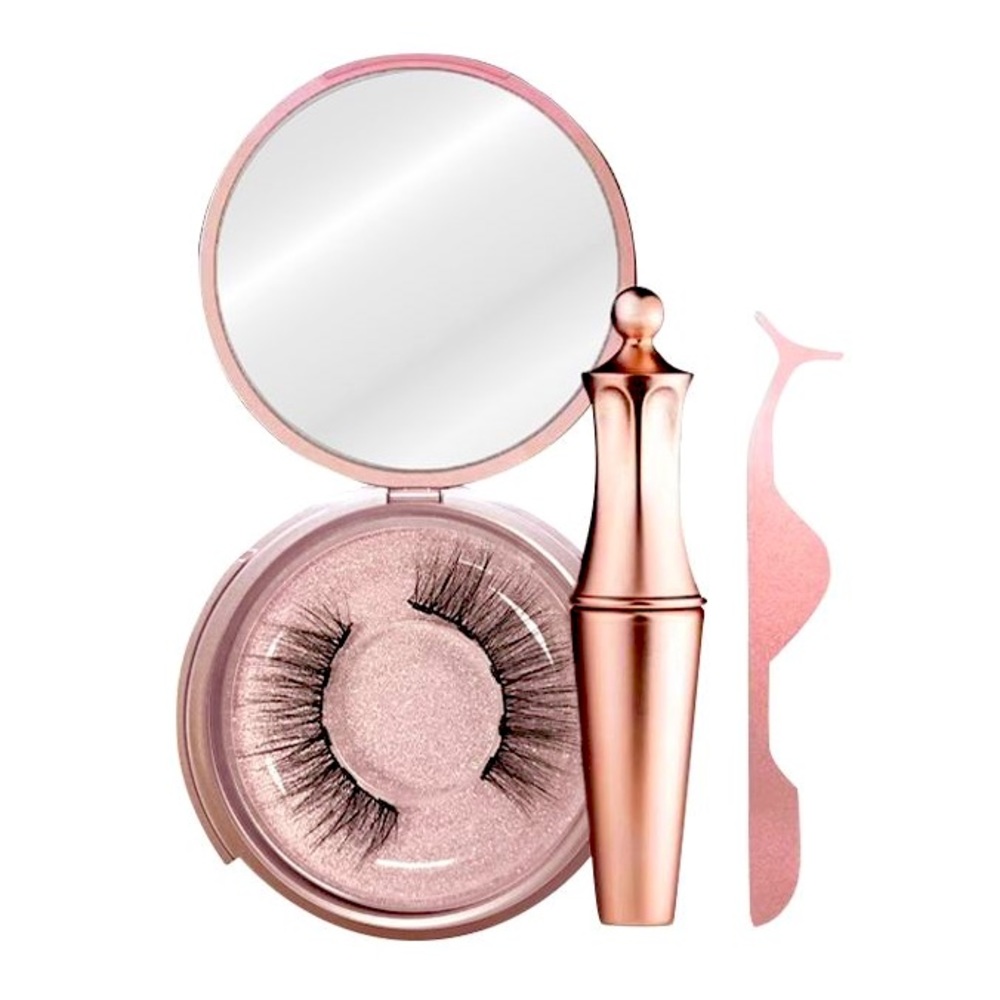 Drama Queen Magnetic Eyeliner & Eyelashes With Applicator Tweezer by ARIA BEAUTY